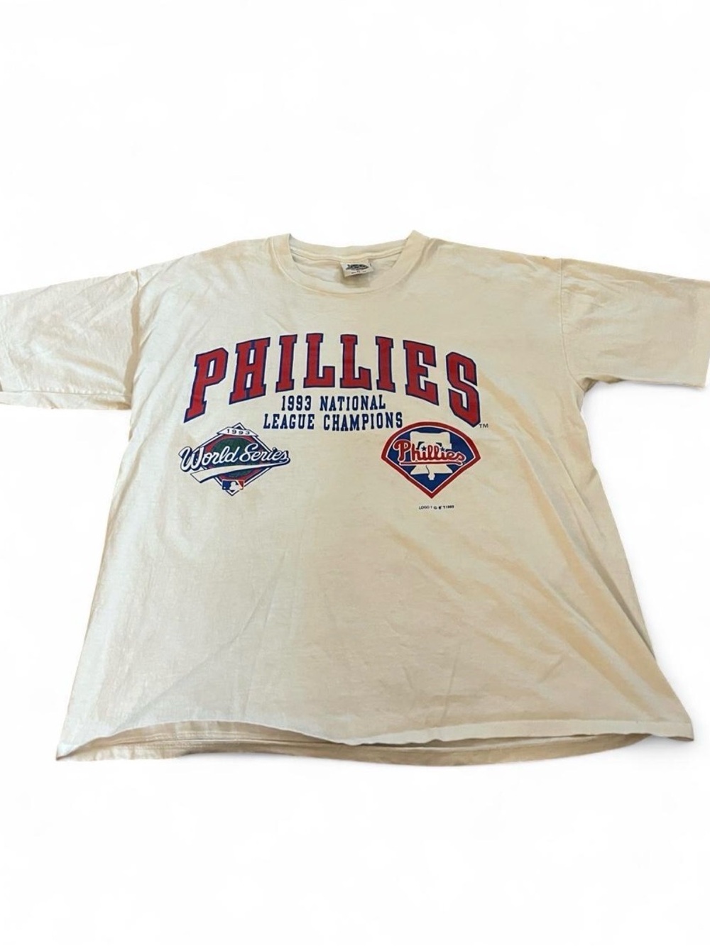 Men’s VTG 1993 MLB Philadelphia Phillies World Series Champions Shirt Size XL